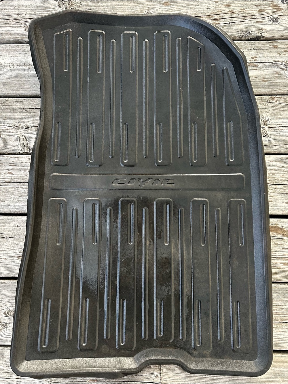 HONDA CIVIC Black All-Weather Factory Floor Mats Set of 4 Trusted Brand Quality - Picture 2 of 7